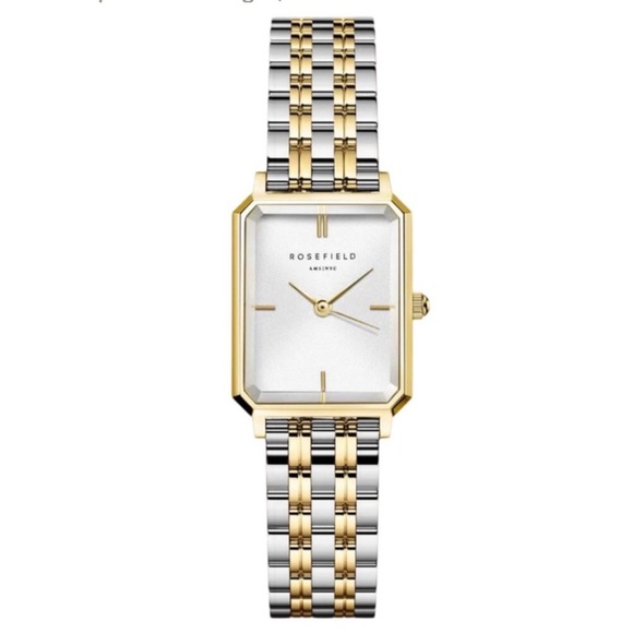 ROSEFIELD • The Octogon XS Duotone Silver Gold Watch Includes Box - Picture 1 of 8